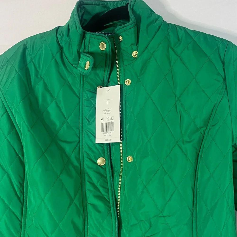 Crown & Ivy GREEN lined jacket NWT SIZE Small - Picture 5 of 11